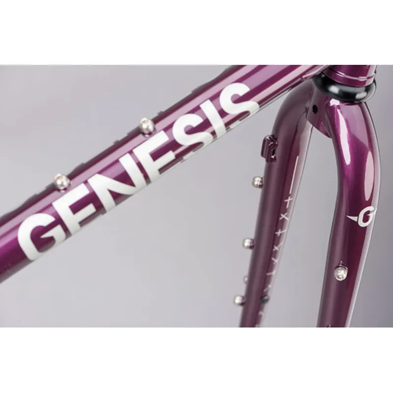 Genesis Croix De Fer 12/12 725 Gravel / Adventure Frameset - Purple-2